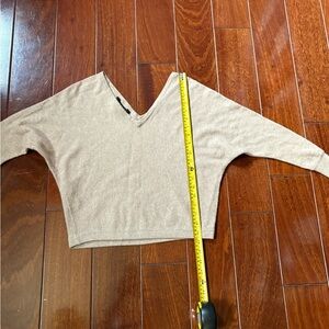 BCBGMaxAzria Beige Knit Top